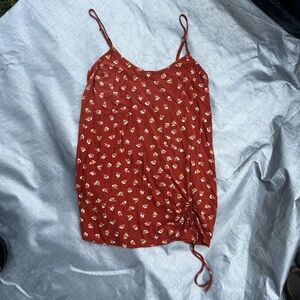 Billabong Rust Floral Mini Dress